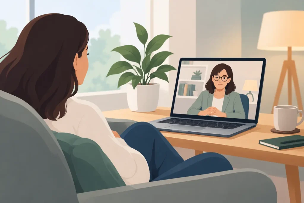 Terapia online com acolhimento e privacidade